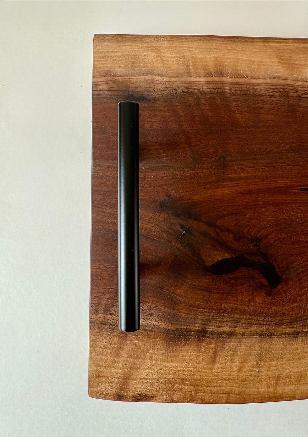 Thumbnail: Custom Live Edge Serving Board – Handmade Walnut & Maple Charcuterie Board