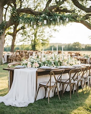 FARMHOUSE TABLES WEDDING