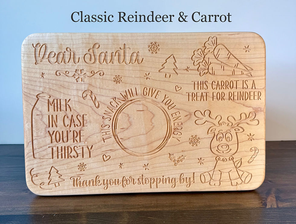 Thumbnail: Personalized Santa Cookie Board – Custom Christmas Cookie Tray