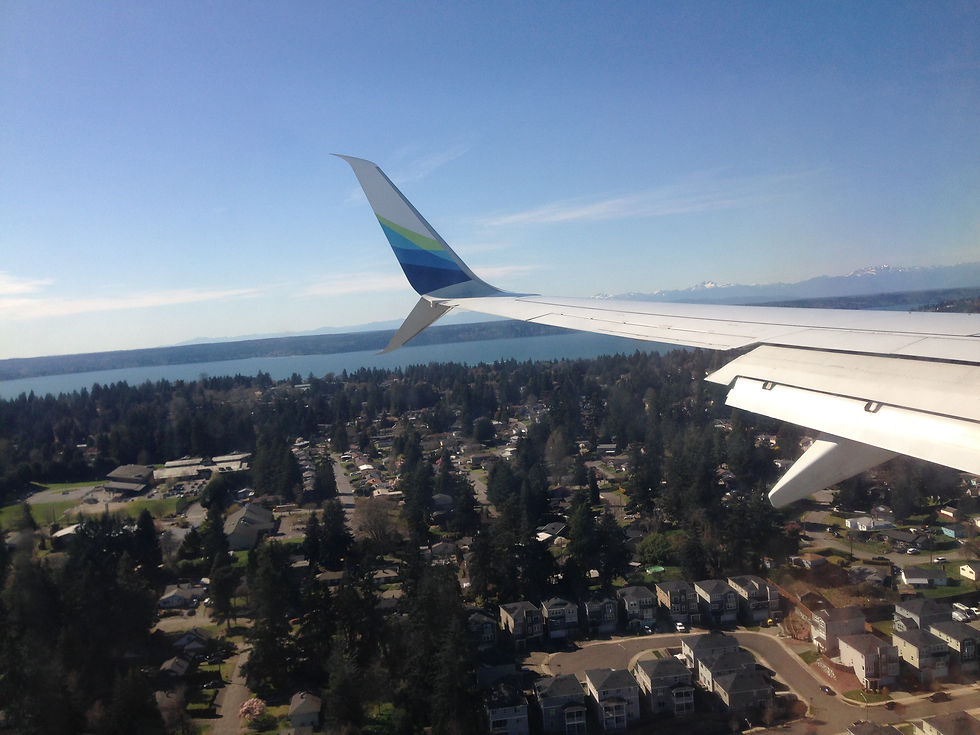 Landing in Seattle