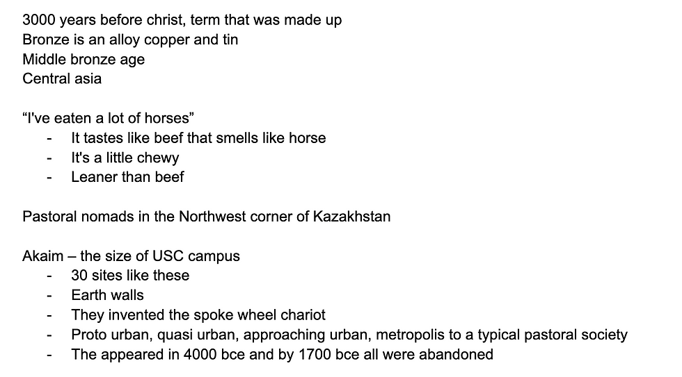 Some notes