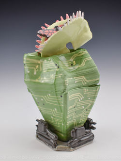 Fly Trap Vase Sculpture