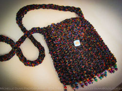 Purse with Bead Fringe
