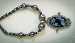 Chunky Broach Necklace