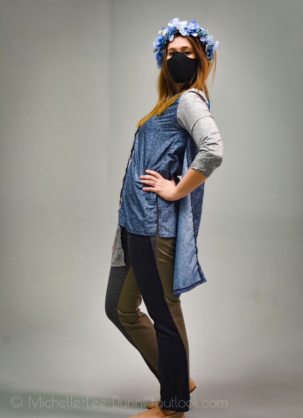 Thumbnail: Asymmetrical Boat Neck Top with 3/4 Sleeves – Statement Piece from GITNB Show