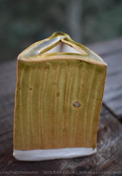 Golden with inset stripes
