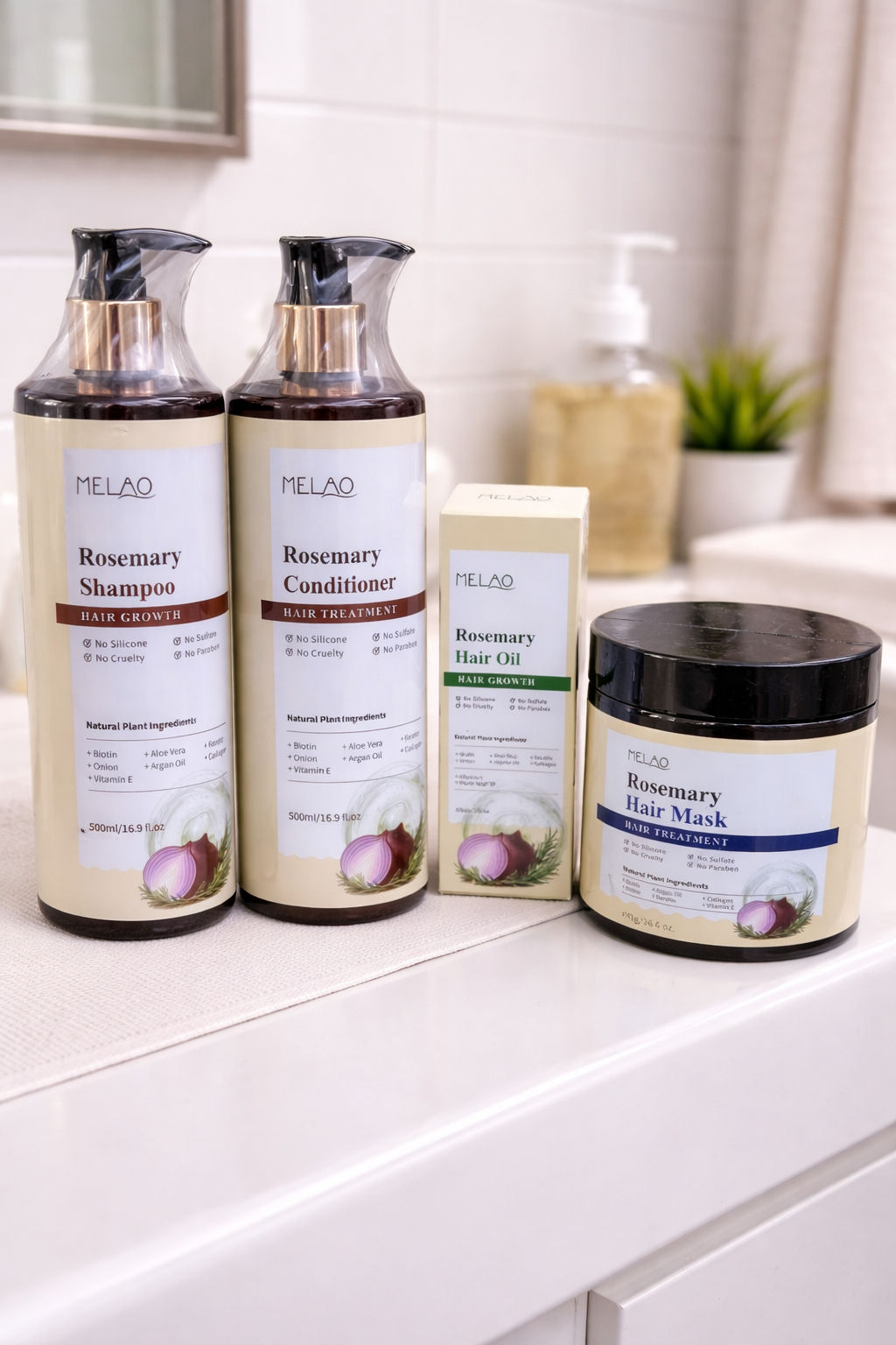 Gamme capillaire au Romarin & Biotine