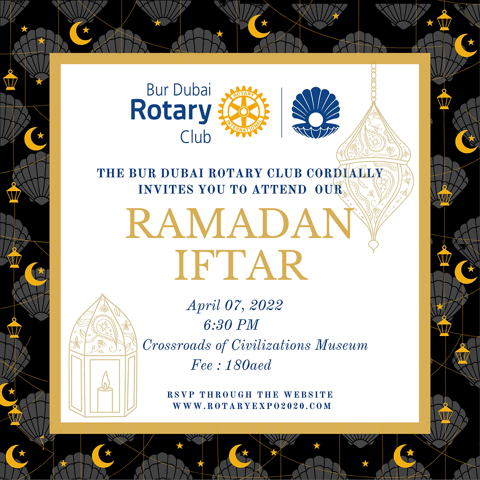 Bur Dubai Rotary Club Ramadan Iftar
