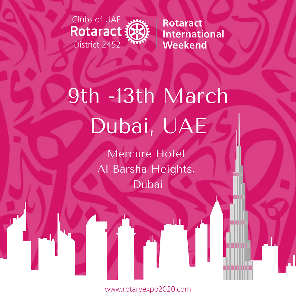 Rotaract International Weekend Dubai Application