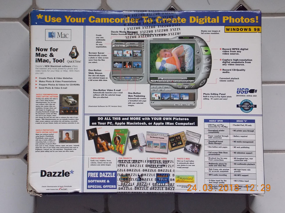 Thumbnail: Dazzle Digital Photo & Video Maker, External USB