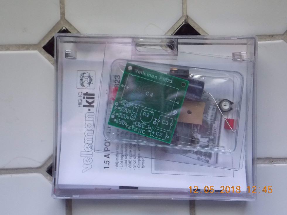 Thumbnail: Velleman-Kit 1 A Power Supply, New, Unused, In Retail Packaging