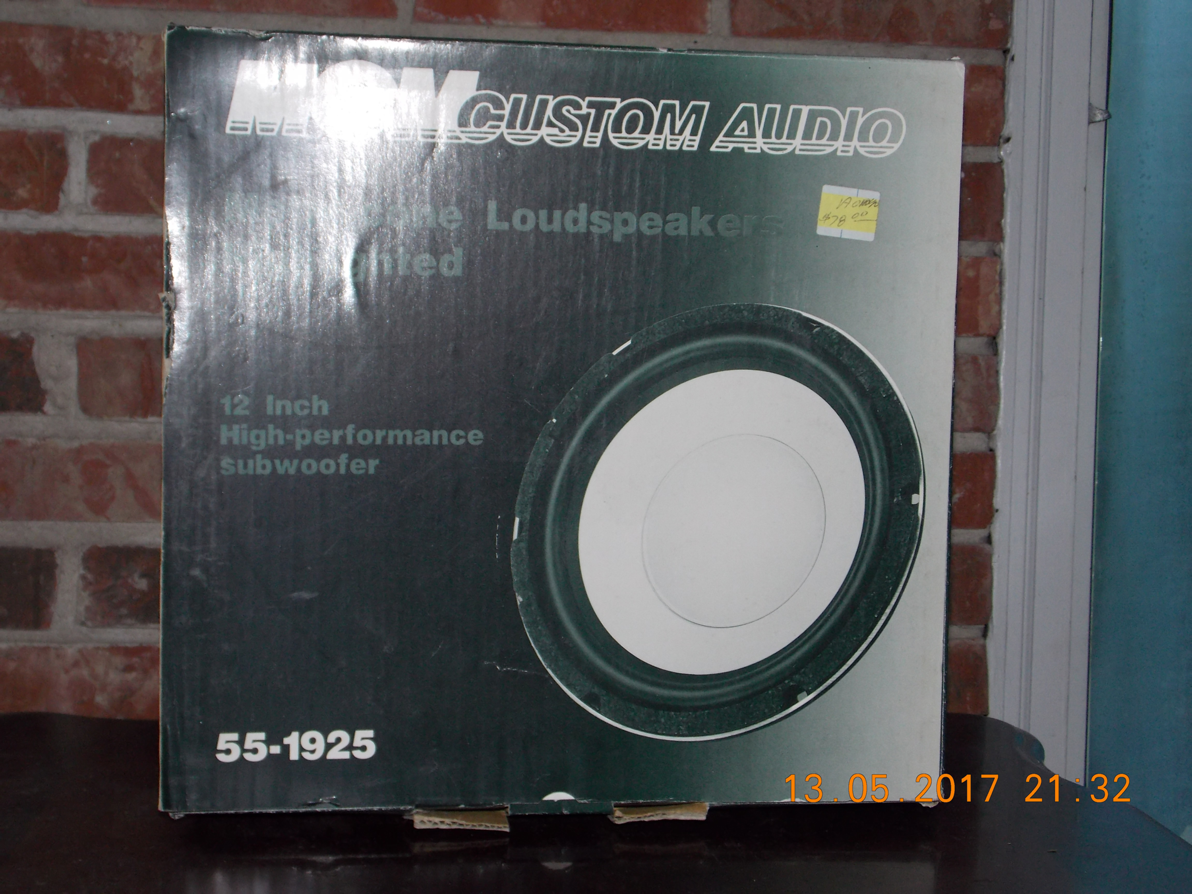 MCM CUSTOM AUDIO Metal -Cone 12" High Performance Sub Woofer