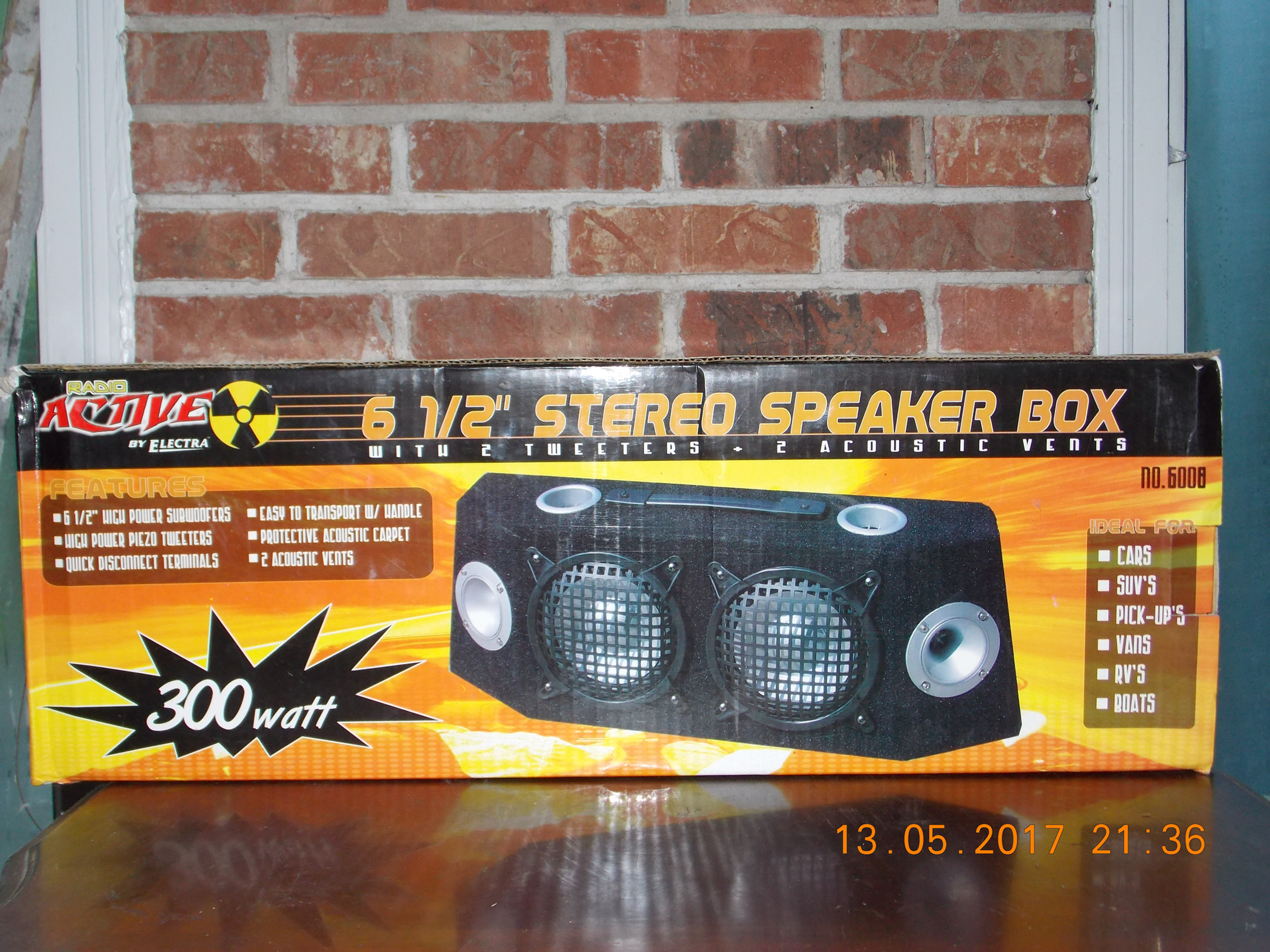 Electra 6 & 1/2 Inch Stereo Speaker Box
