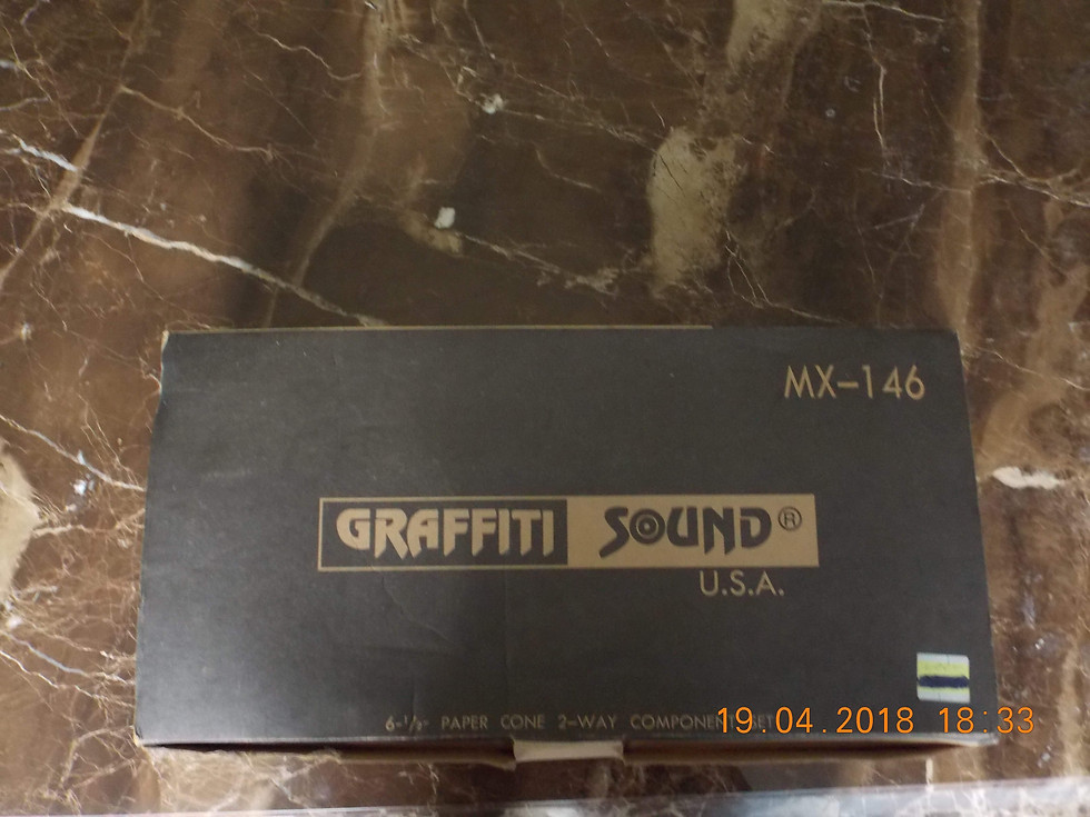 Thumbnail: Graffiti Sound, New 6-1/2" PP-Coated Paper Cone 2-Way Component Set, MX-146