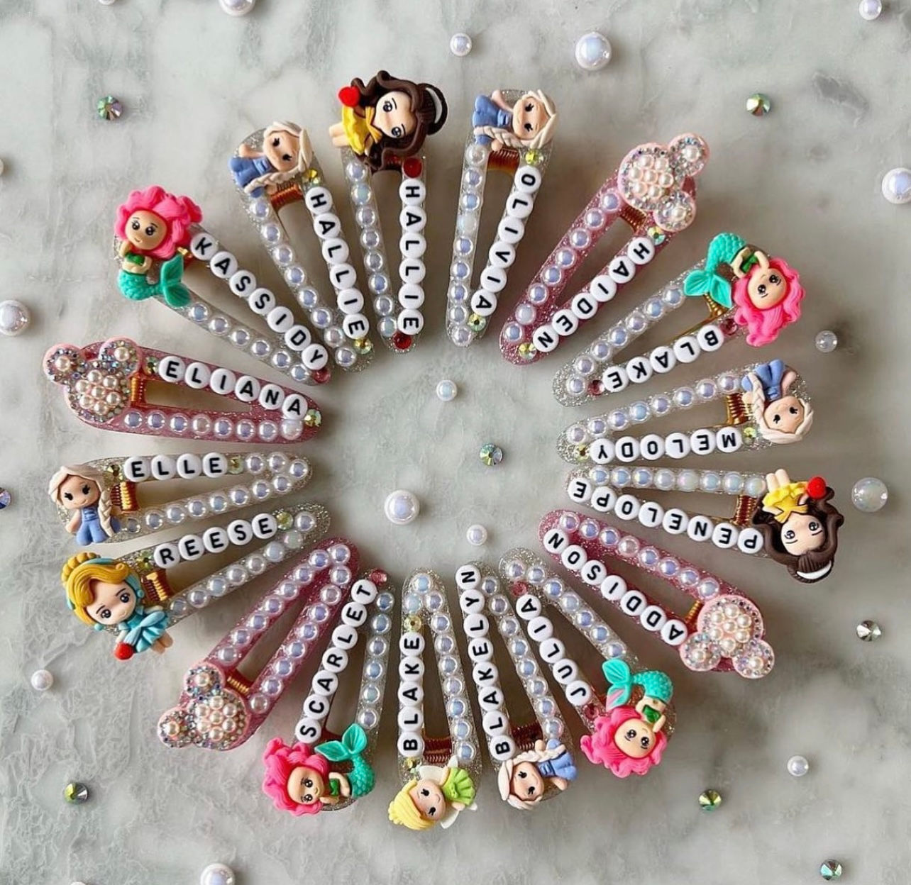 Personalized Princess Clips