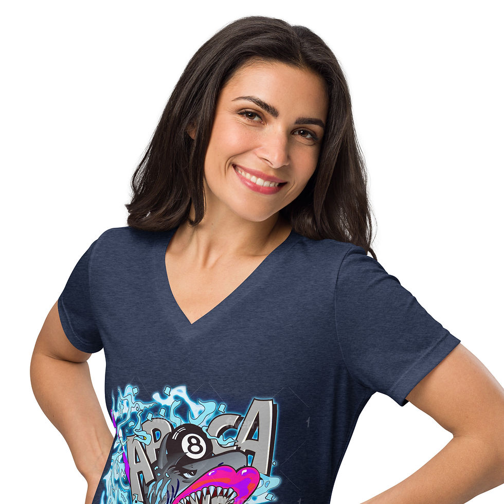 Thumbnail: Women’s relaxed v-neck t-shirt