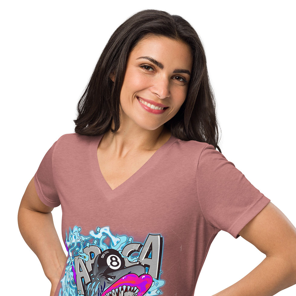 Thumbnail: Women’s relaxed v-neck t-shirt