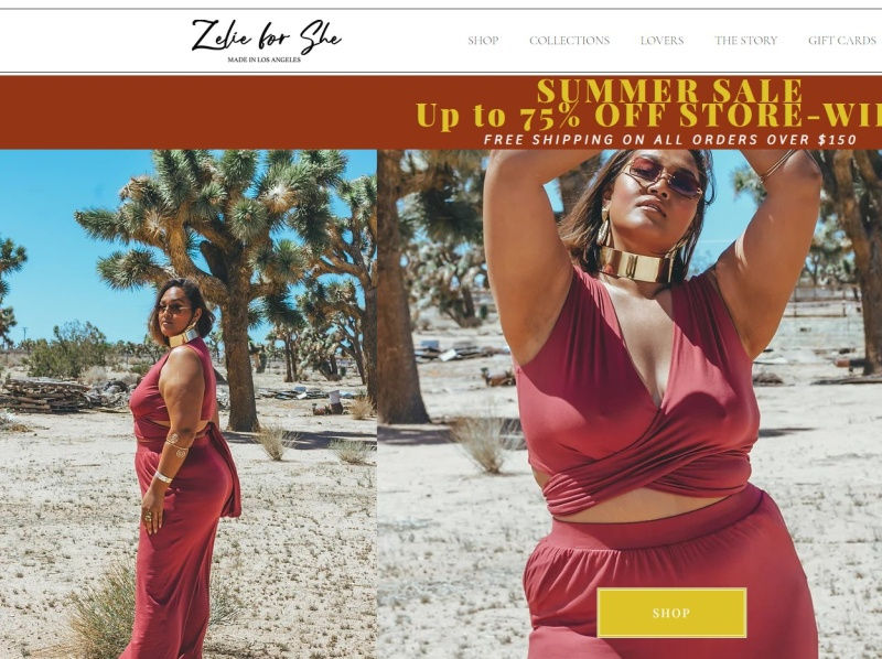 Fashion Website Design