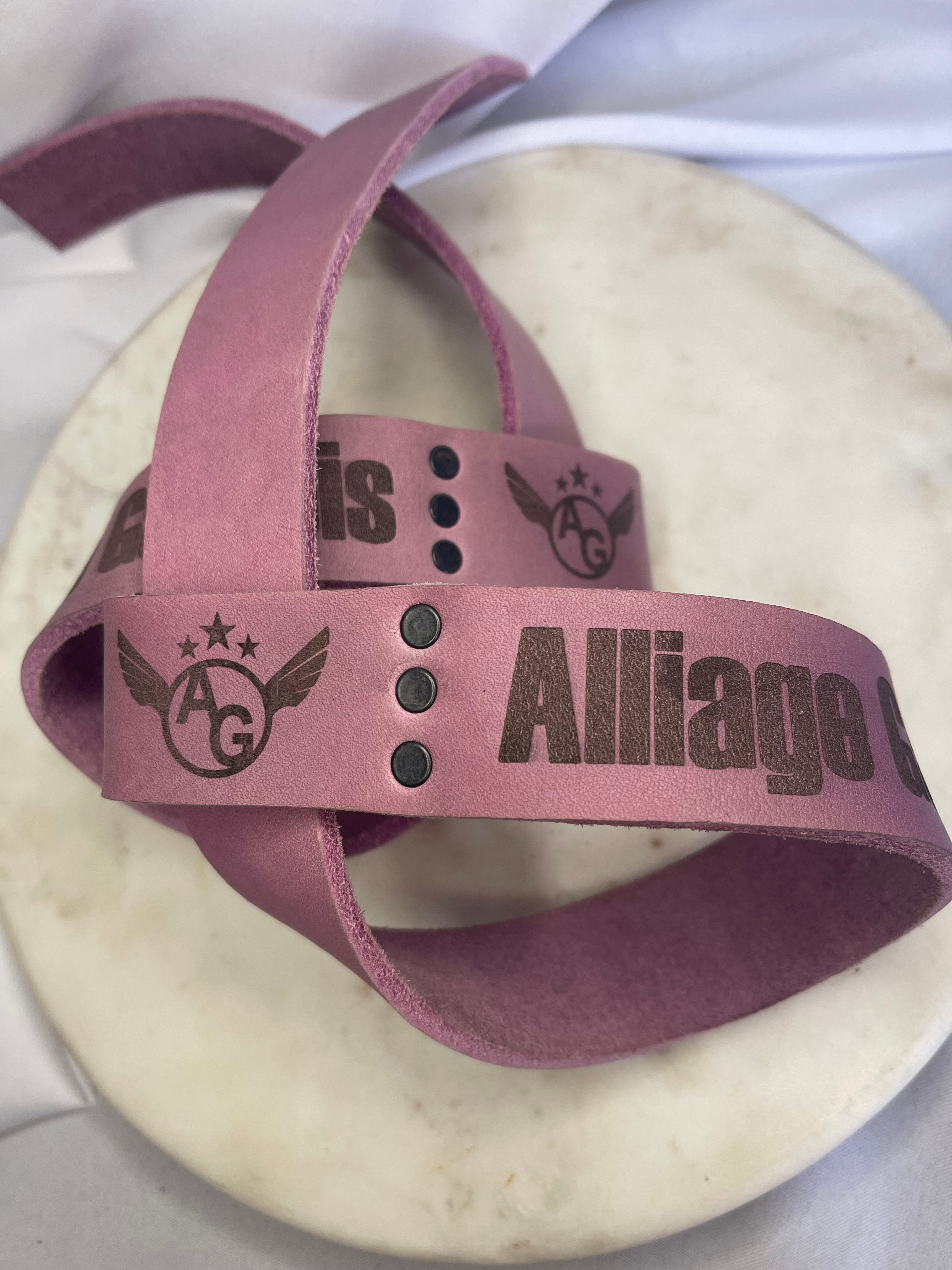 Sangles de tirage en cuir Lila