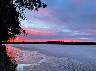 Fall colors Stormy Lake Conover WI