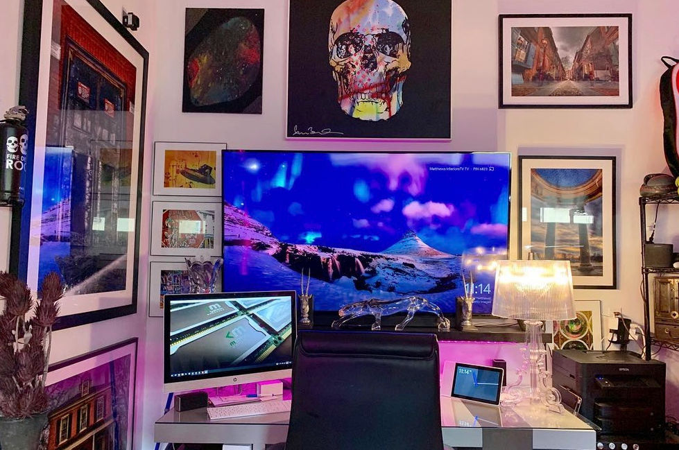 Office/ Transformed Garage!