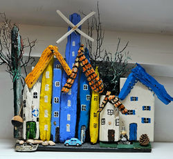 village en bois flotté