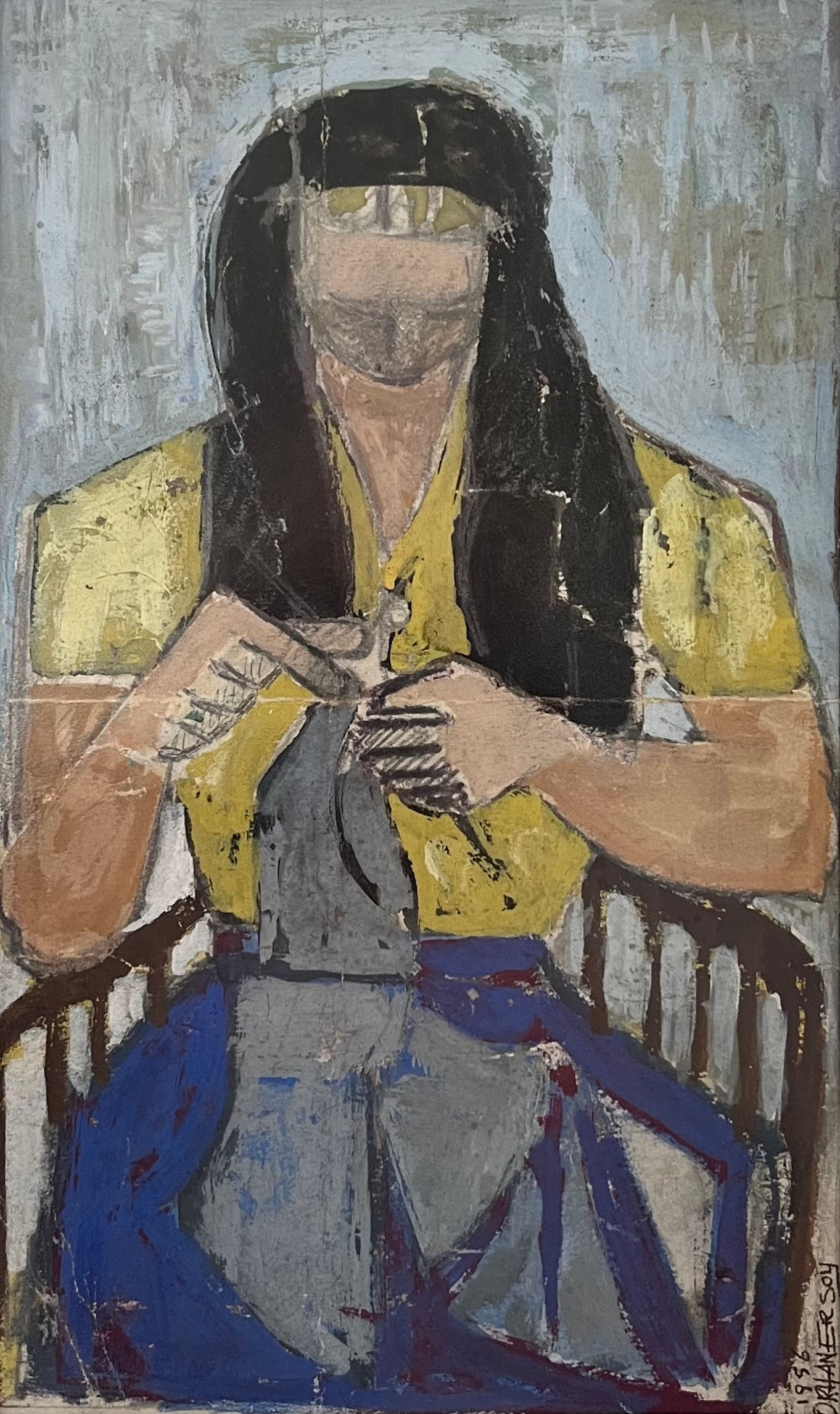 Nakış İşleyen Kadın