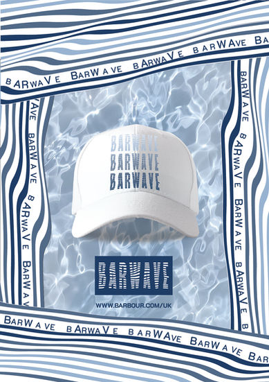 Barwave Printed Cap Poster Design