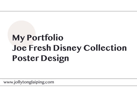 Joe Fresh Disney Collection Posters