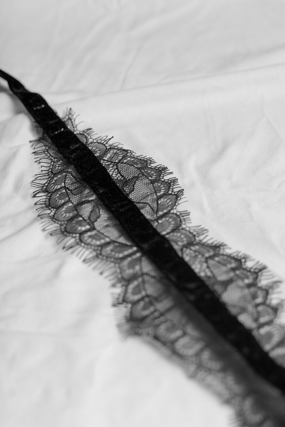 Miniatura: PEÇA 008 CHOKER CHANTILLY VELUDO