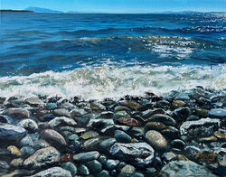 Waves Dancing on the Shore