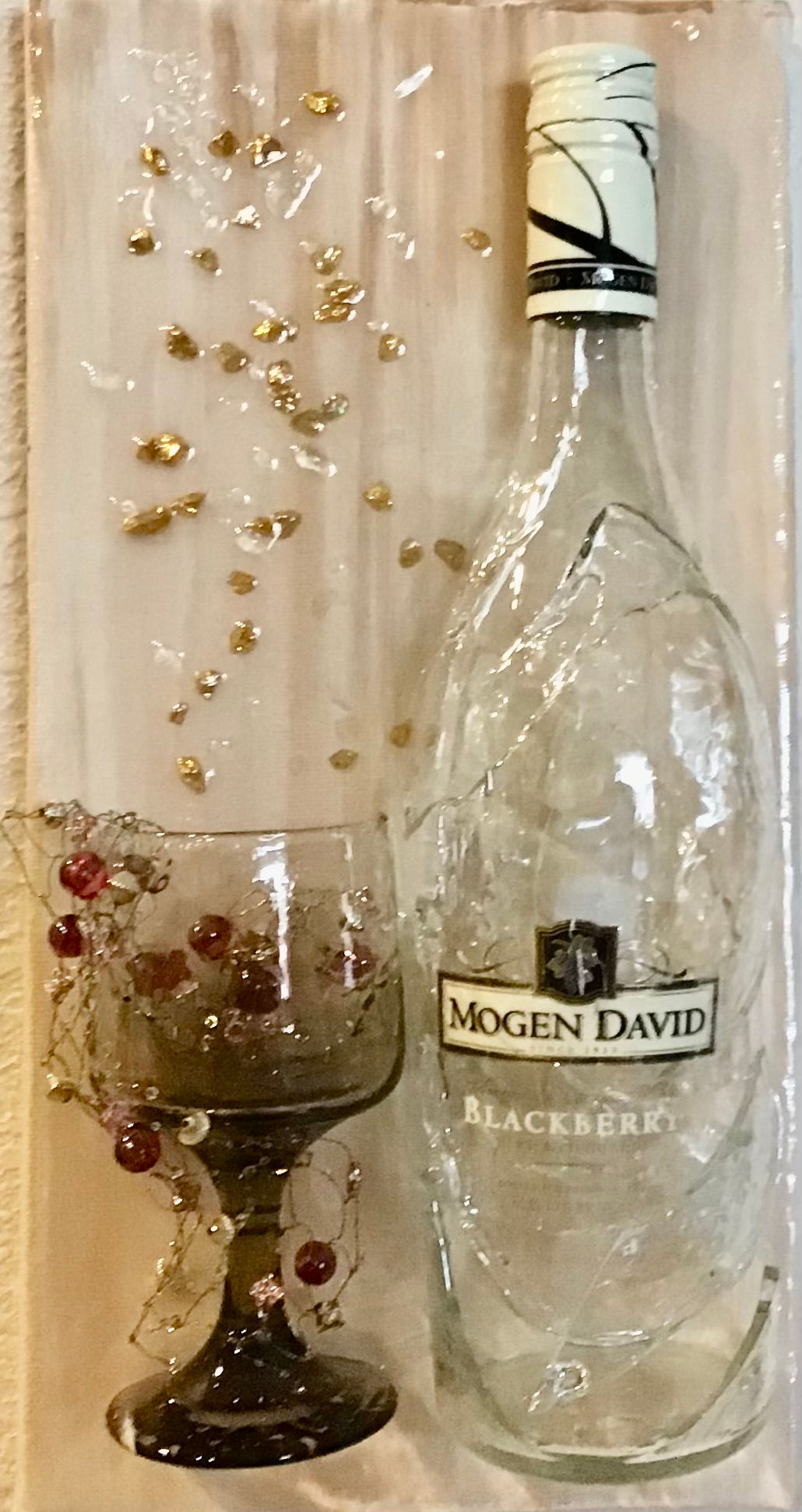 Wine Bottle and Glass
