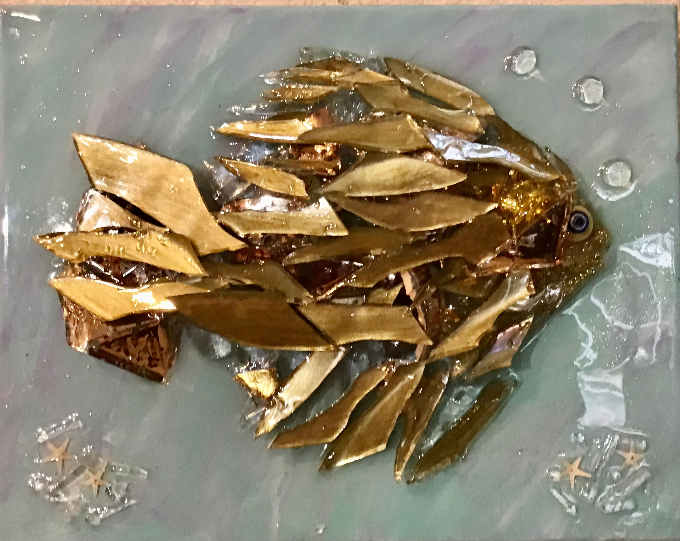 Speckled Fish on Canvas