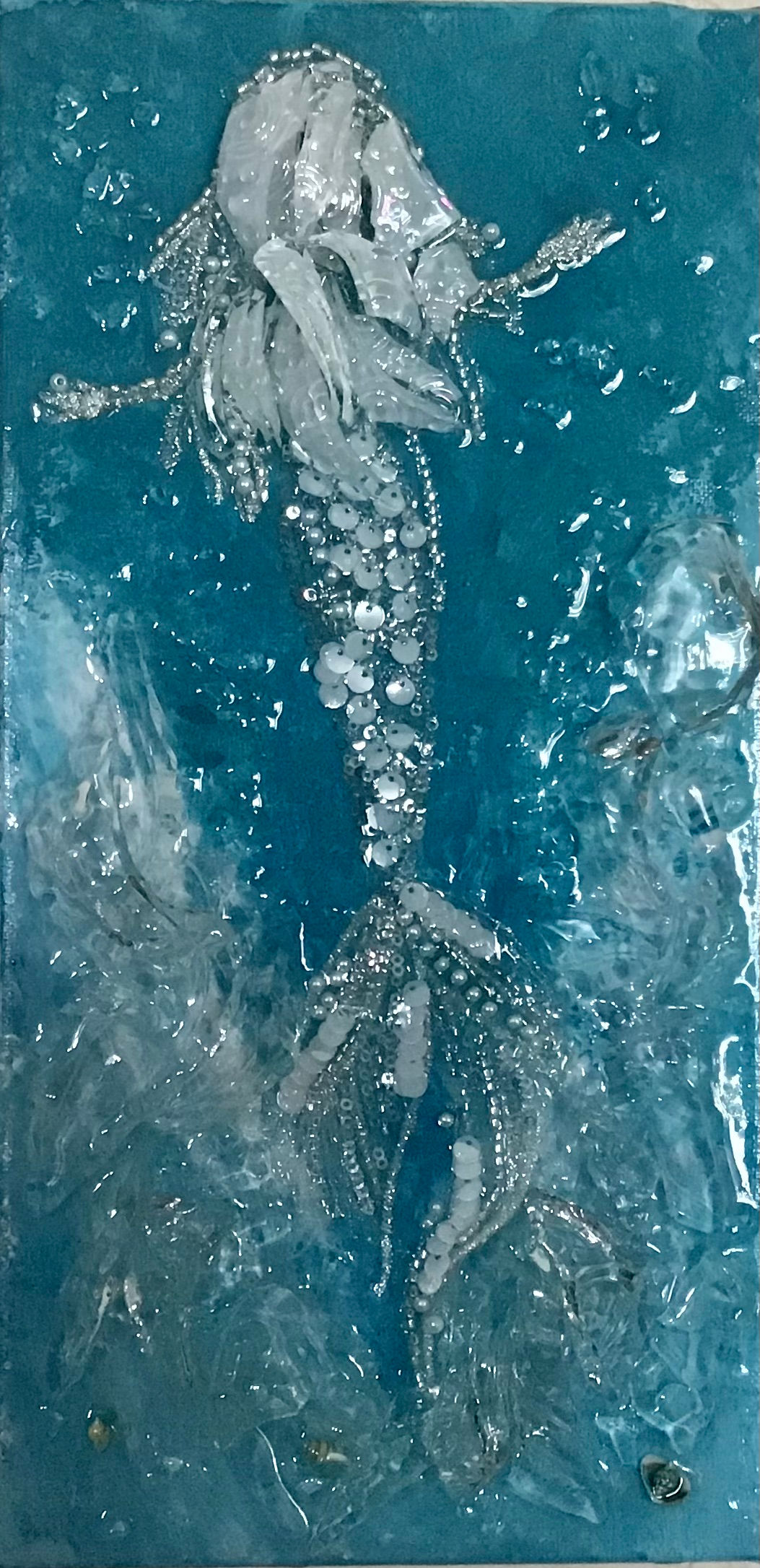 Mermaid Oasis on Canvas