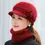 Thumbnail: New Women Winter Hat Keep Warm Cap Add Fur Lined Hat & Scarf Warm Set Fashion