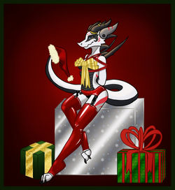 Balthazar Christmas pinup 2