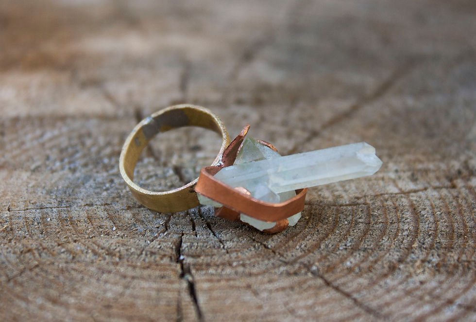 Crystal Spear Ring