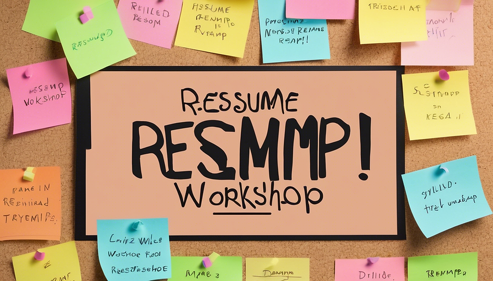 Resume Revamp Workshop & Networking Event