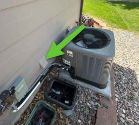 Dryer Vent Identification in a home inspection report
