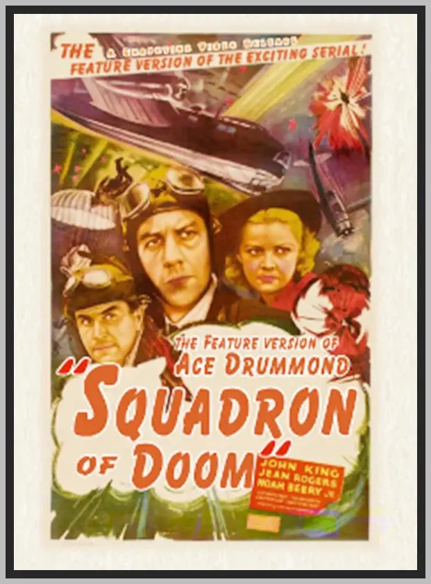 SQUADRON OF DOOM - 1949 - JEAN ROGERS - RARE DVD