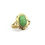 Thumbnail: 14K Carico Lake Turquoise Ring Size 6 #TQGR1