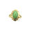 Thumbnail: 14K Carico Lake Turquoise Ring Size 6 #TQGR1