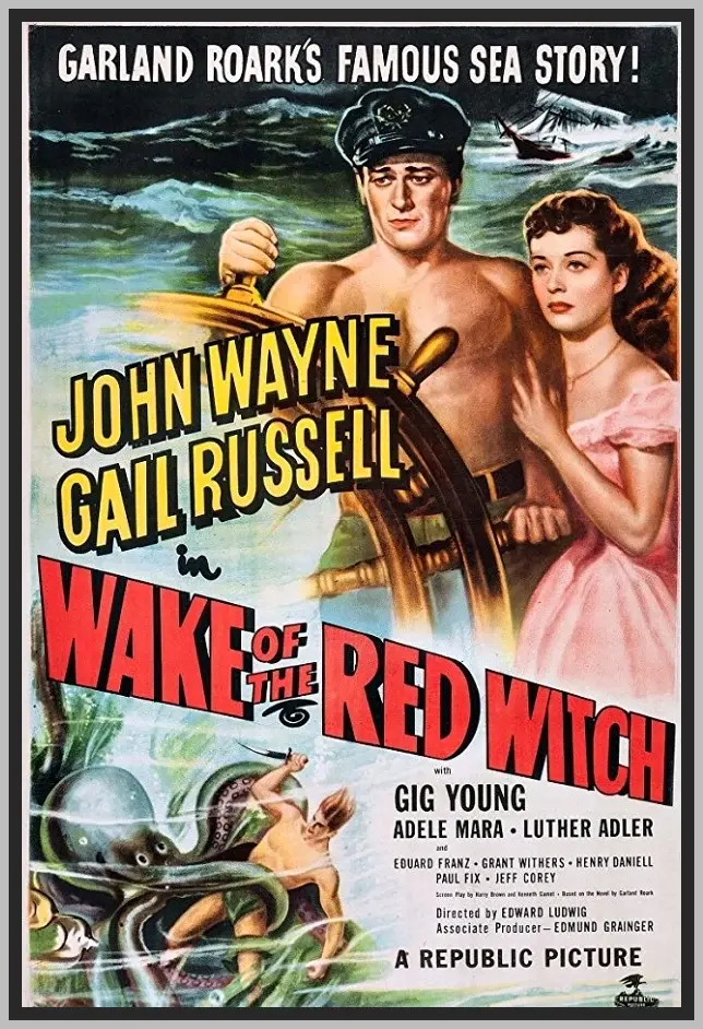 WAKE OF THE RED WITCH - 1948 - WITH JOHN WAYNE - RARE DVD - COLORIZED