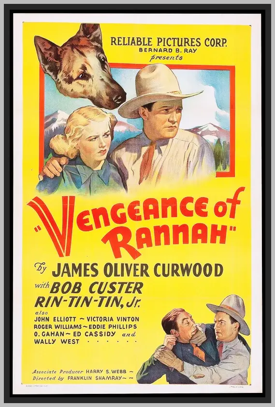 VENGEANCE OF RANNAH - 1936 - BOB CUSTER - RARE DVD
