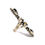 Thumbnail: 4 Stone White Buffalo Turquoise Statement Ring #RBWB63