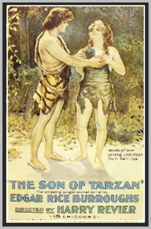 THE SON OF TARZAN - 1920 - NITA MARTAN - SILENT - RARE DVD