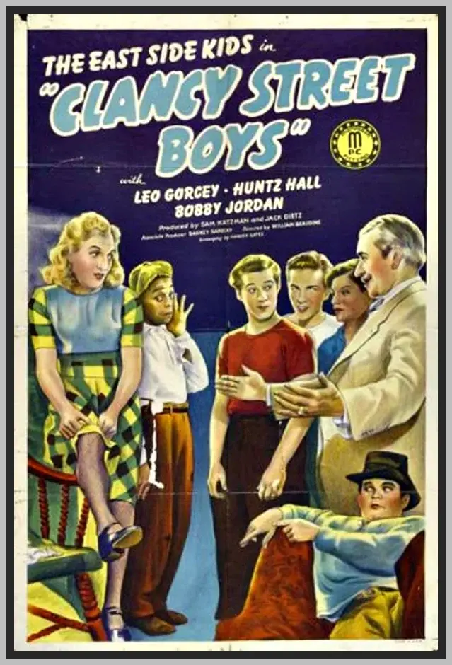 CLANCY STREET BOYS - 1943 - LEO GORCEY - COLORIZED - RARE DVD