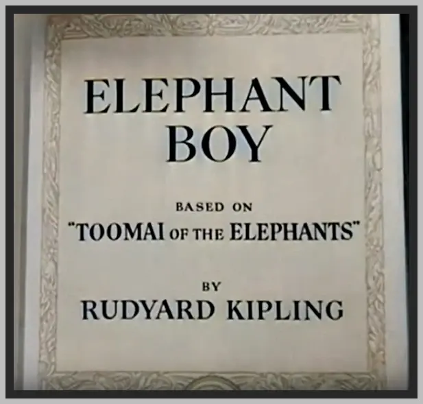 ELEPHANT BOY (1937) - SABU - COLORIZED - RARE DVD