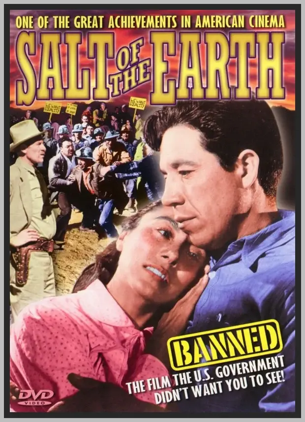 SALT OF THE EARTH - 1954 - COLORIZED - WILL GEER - RARE DVD