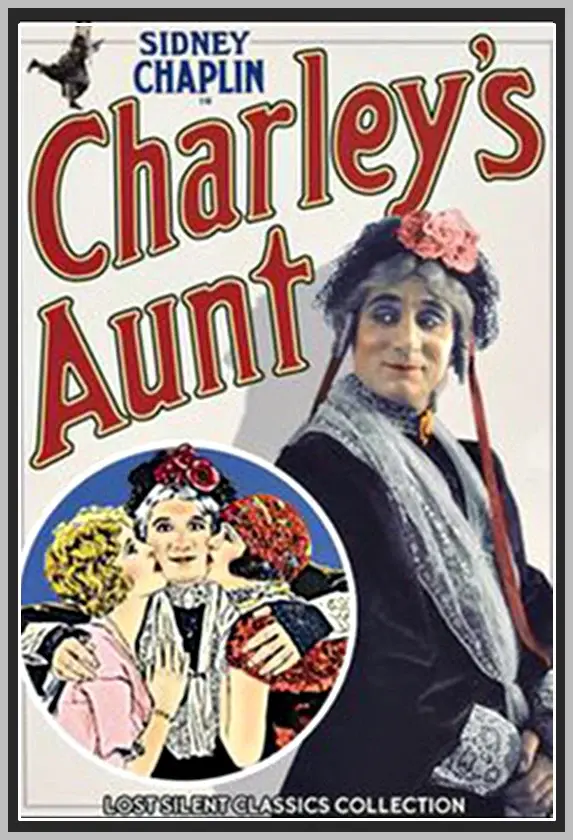 CHARLEY'S AUNT - 1925 - SYD CHAPLIN - SILENT - RARE DVD